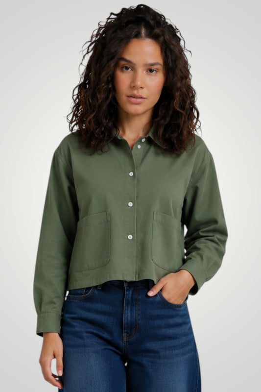 Terra Soft Linen Pocket Shirt