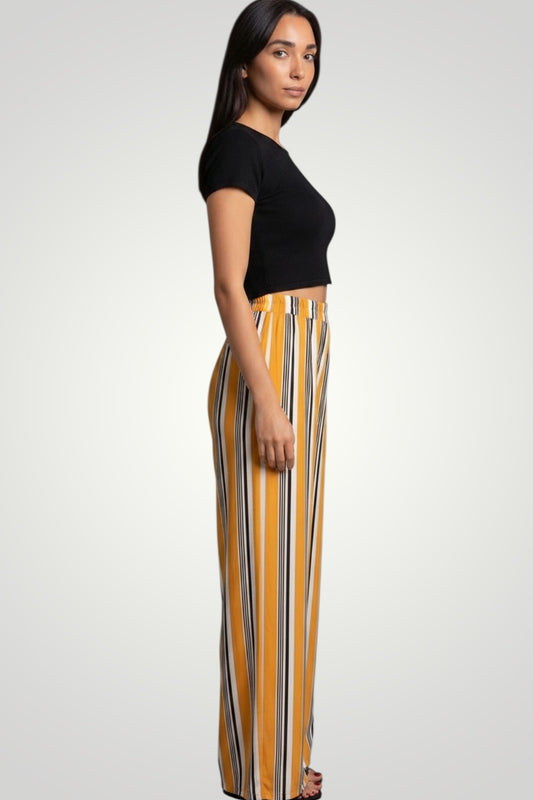 Sunray Palazzo Slit Pants