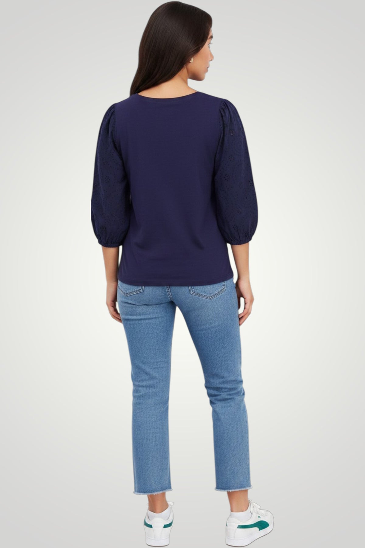 Noir Eyelet Top (Tchibo)