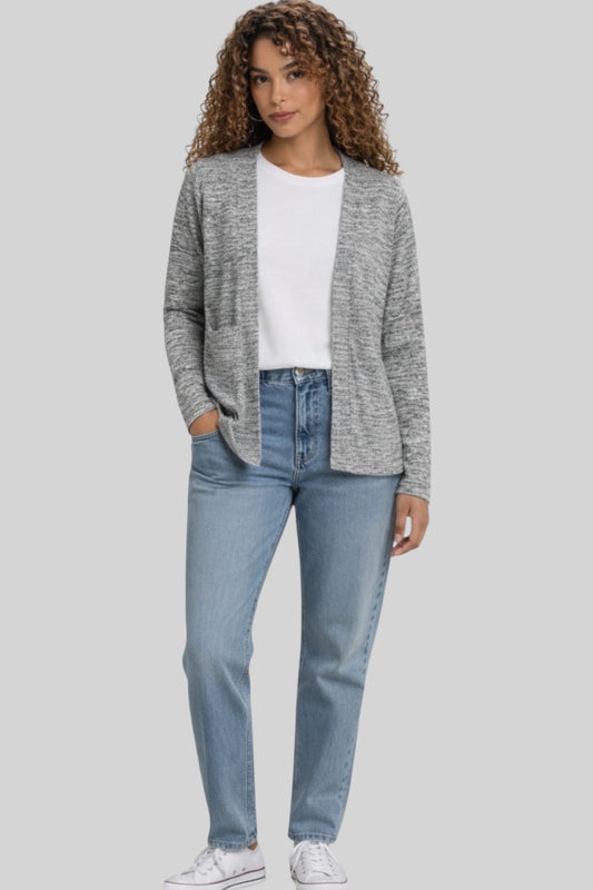 Heather Longline Knit Jacket