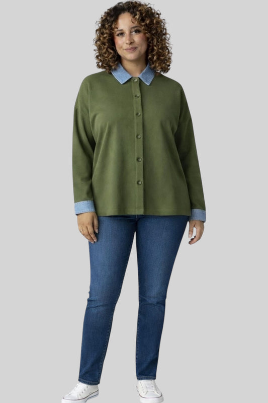 Luna Contrast Collar Shirt