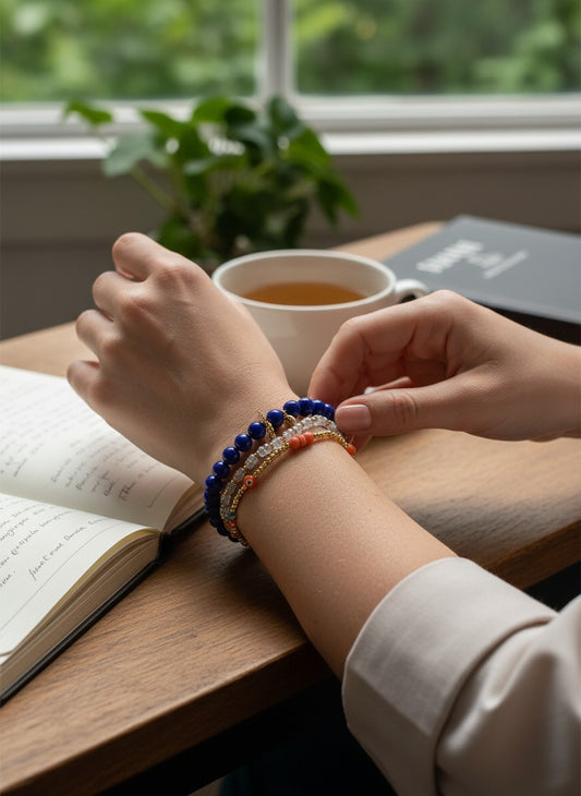 Aura Beaded Bracelet Set