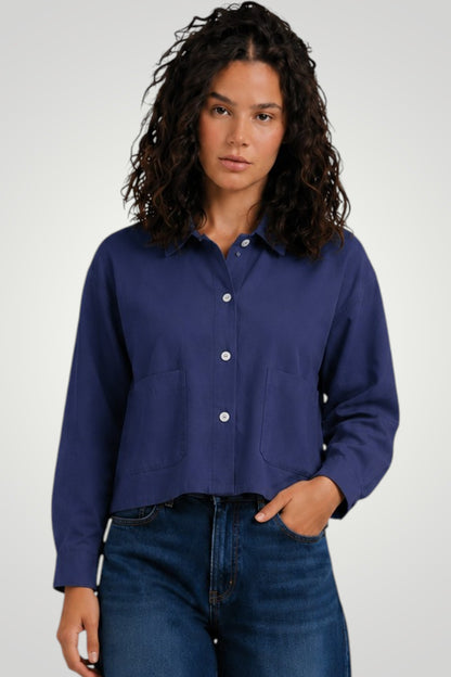 Terra Soft Linen Pocket Shirt