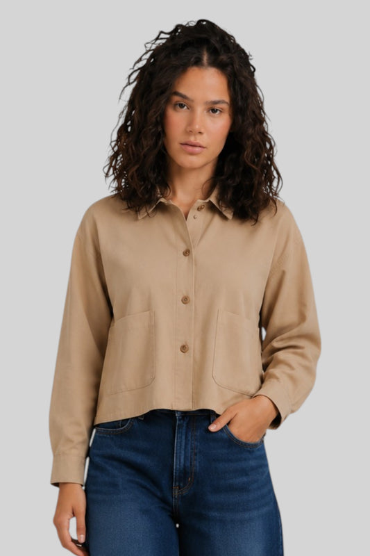 Terra Soft Linen Pocket Shirt