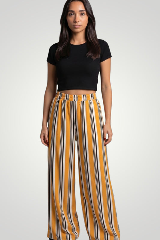 Sunray Palazzo Slit Pants