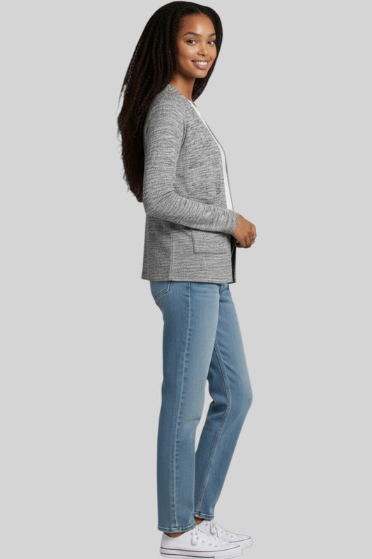 Heather Longline Knit Jacket