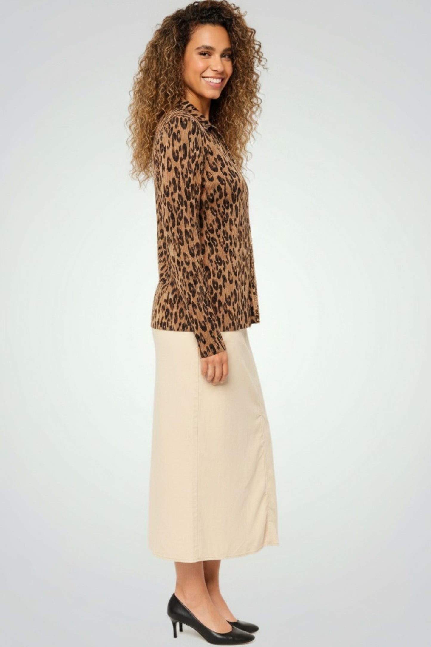 Savanna Leopard Shirt  (Cyrus)