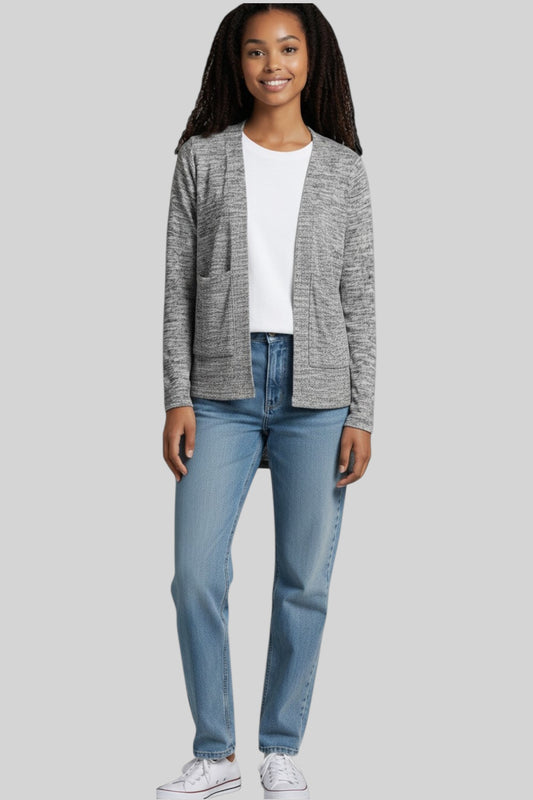 Heather Longline Knit Jacket