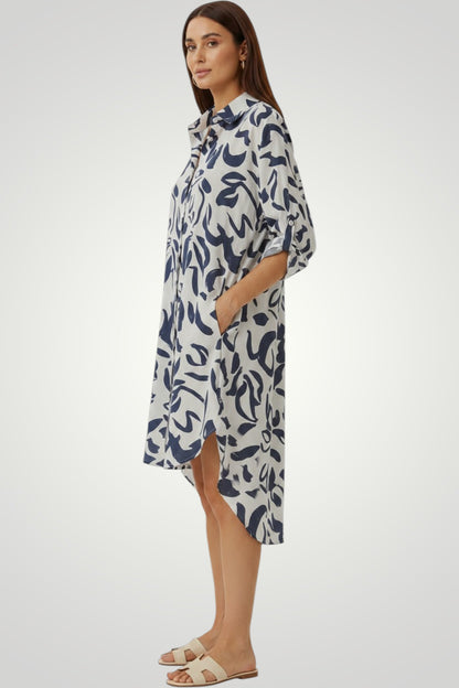 Monochrome Muse Oversized Shirt