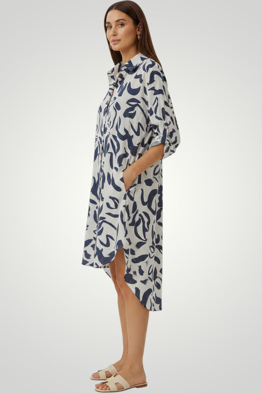 Monochrome Muse Oversized Shirt