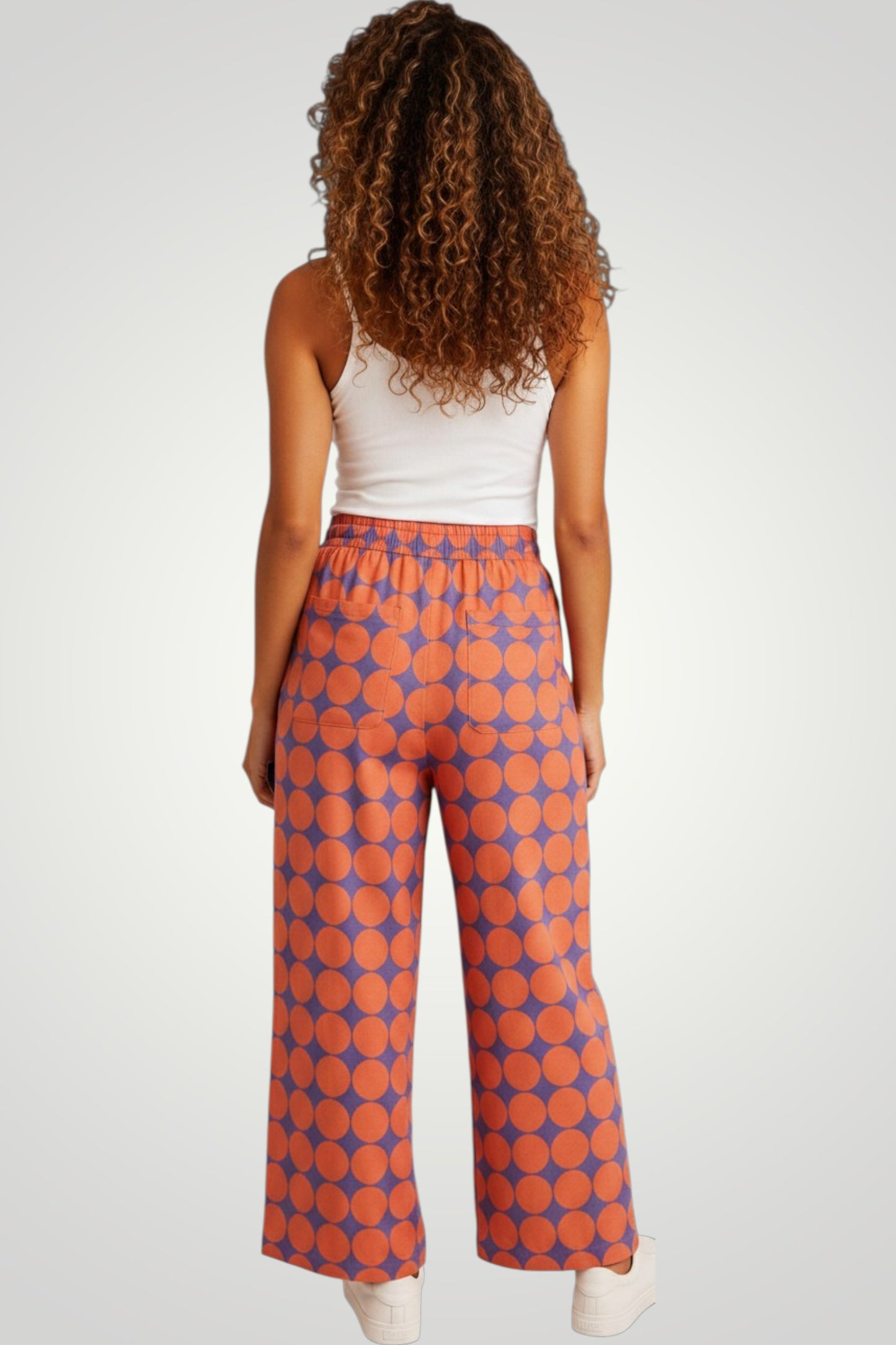 Solara Mosaic Wide-Leg Pants