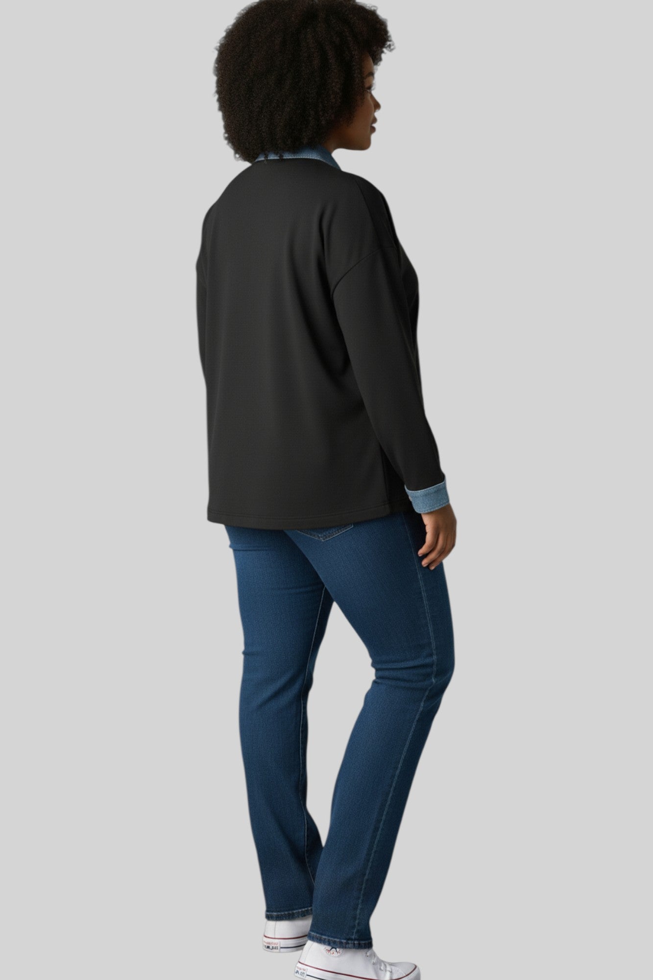 Luna Contrast Collar Shirt