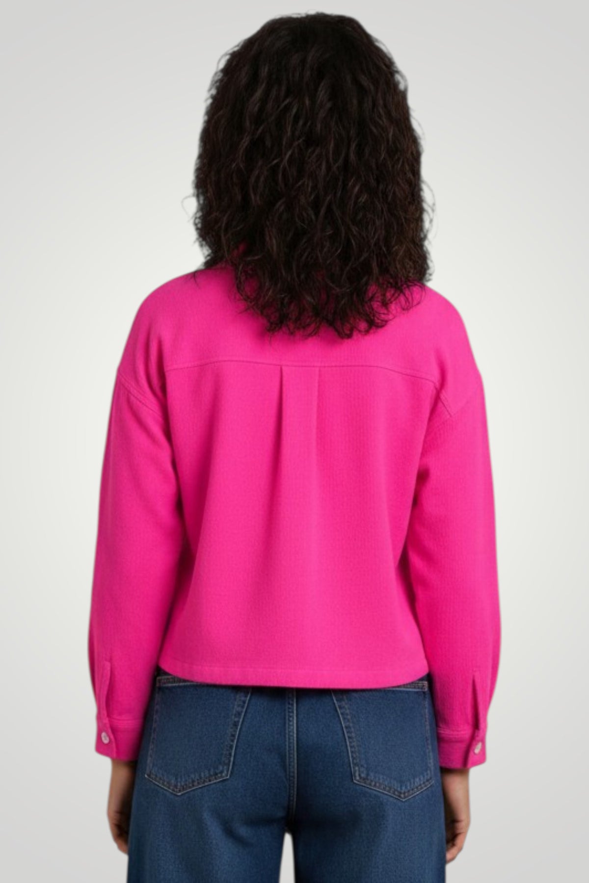 Aria Linen Cropped Shirt