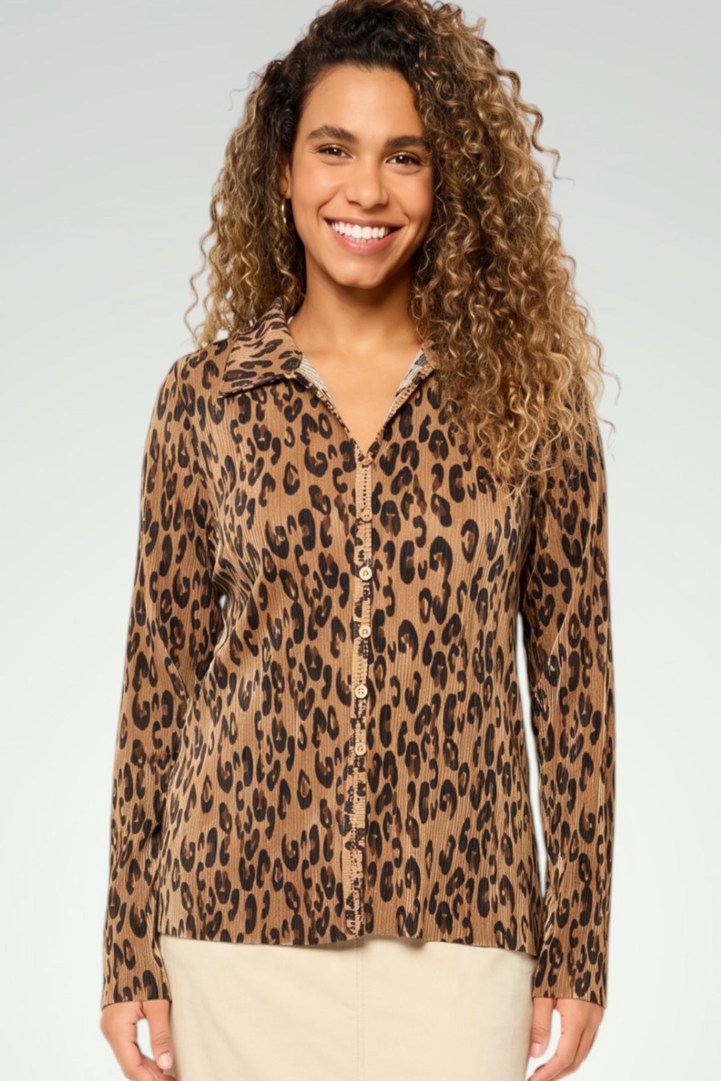 Savanna Leopard Shirt  (Cyrus)