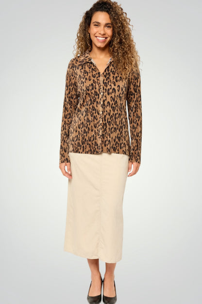 Savanna Leopard Shirt  (Cyrus)