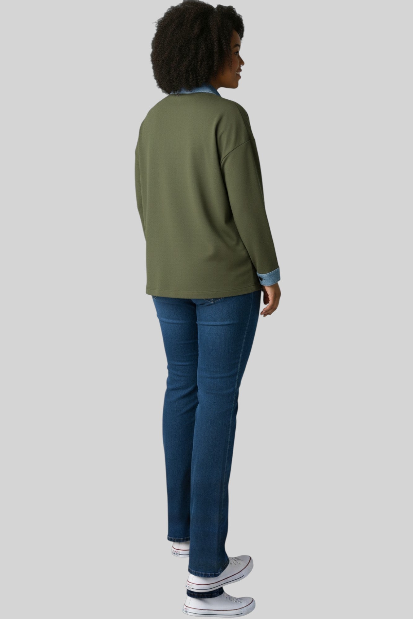 Luna Contrast Collar Shirt