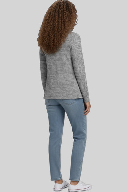 Heather Longline Knit Jacket