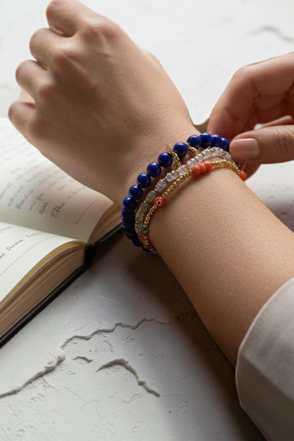 Aura Beaded Bracelet Set