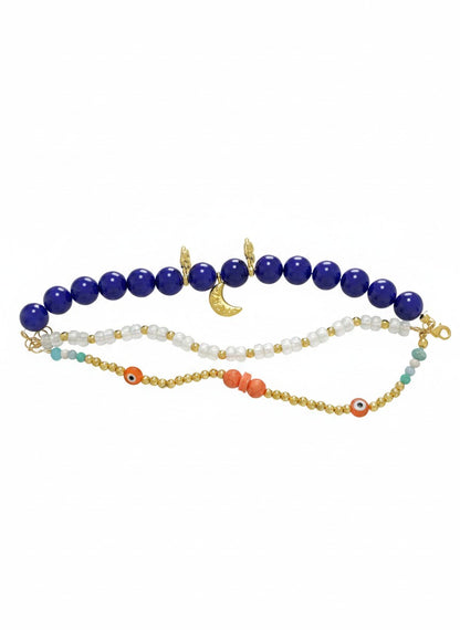 Aura Beaded Bracelet Set