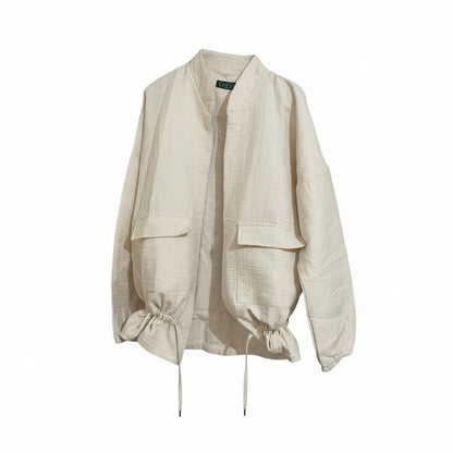Essential Linen Drawstring Jacket