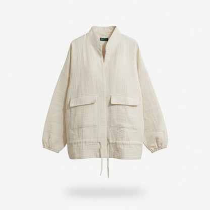 Essential Linen Drawstring Jacket